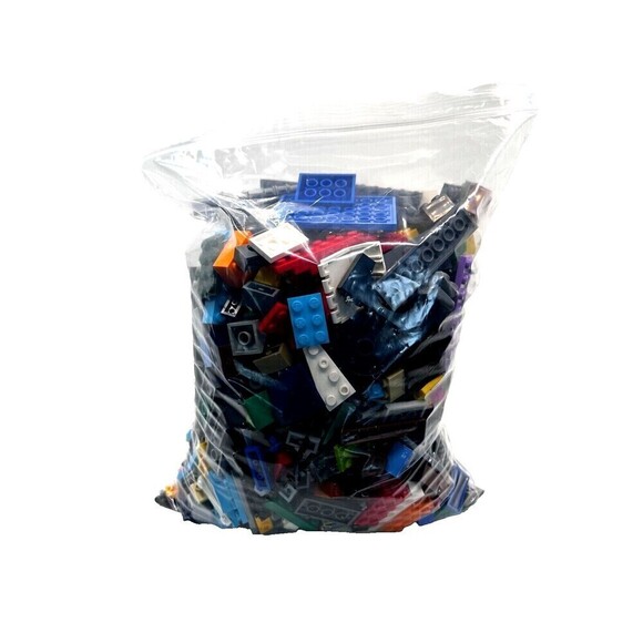 Lego Bricks Bulk 2 lbs Mixed Lot Building Blocks Parts Pieces Loose - Picture 1 of 9